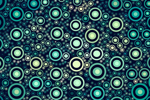 Aqua Circular Pattern